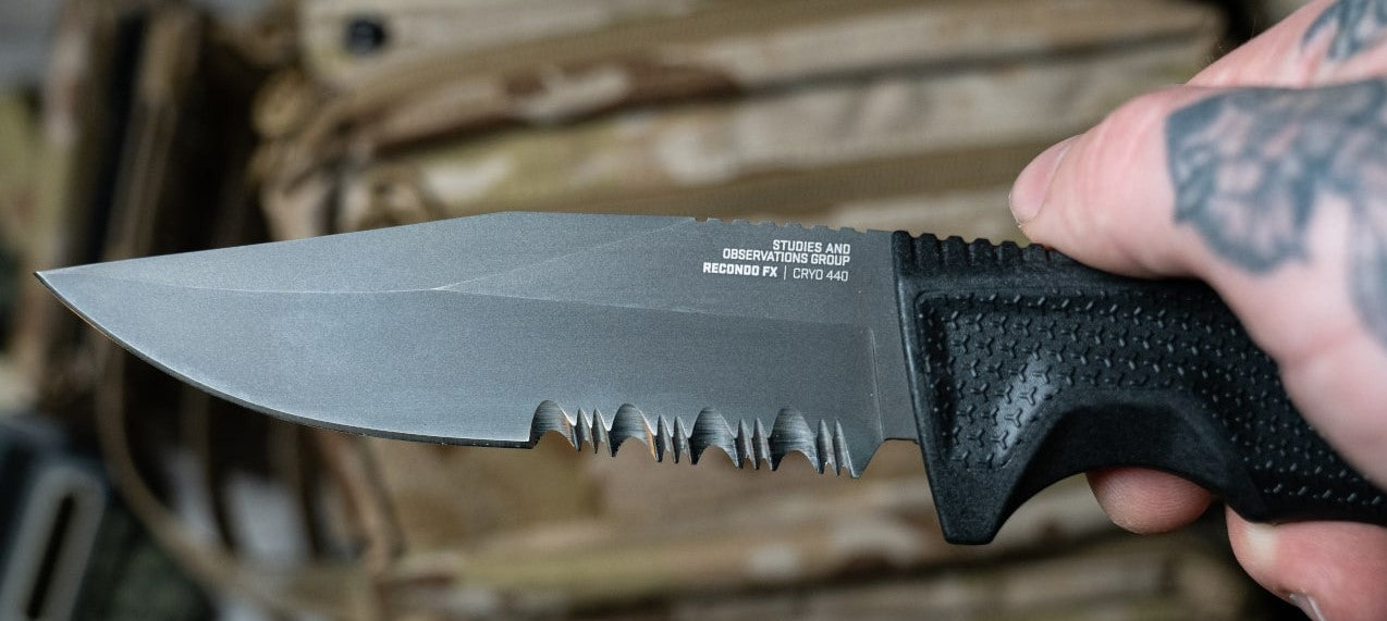 Partially Serrated