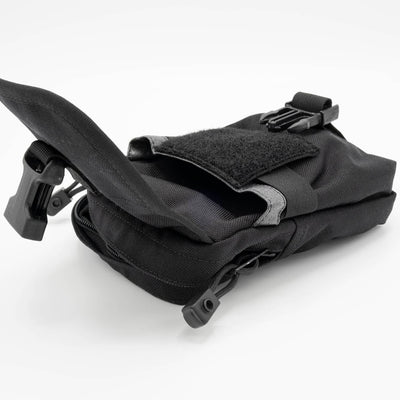Kroko Multi-Purpose Pouch w Clip - Black