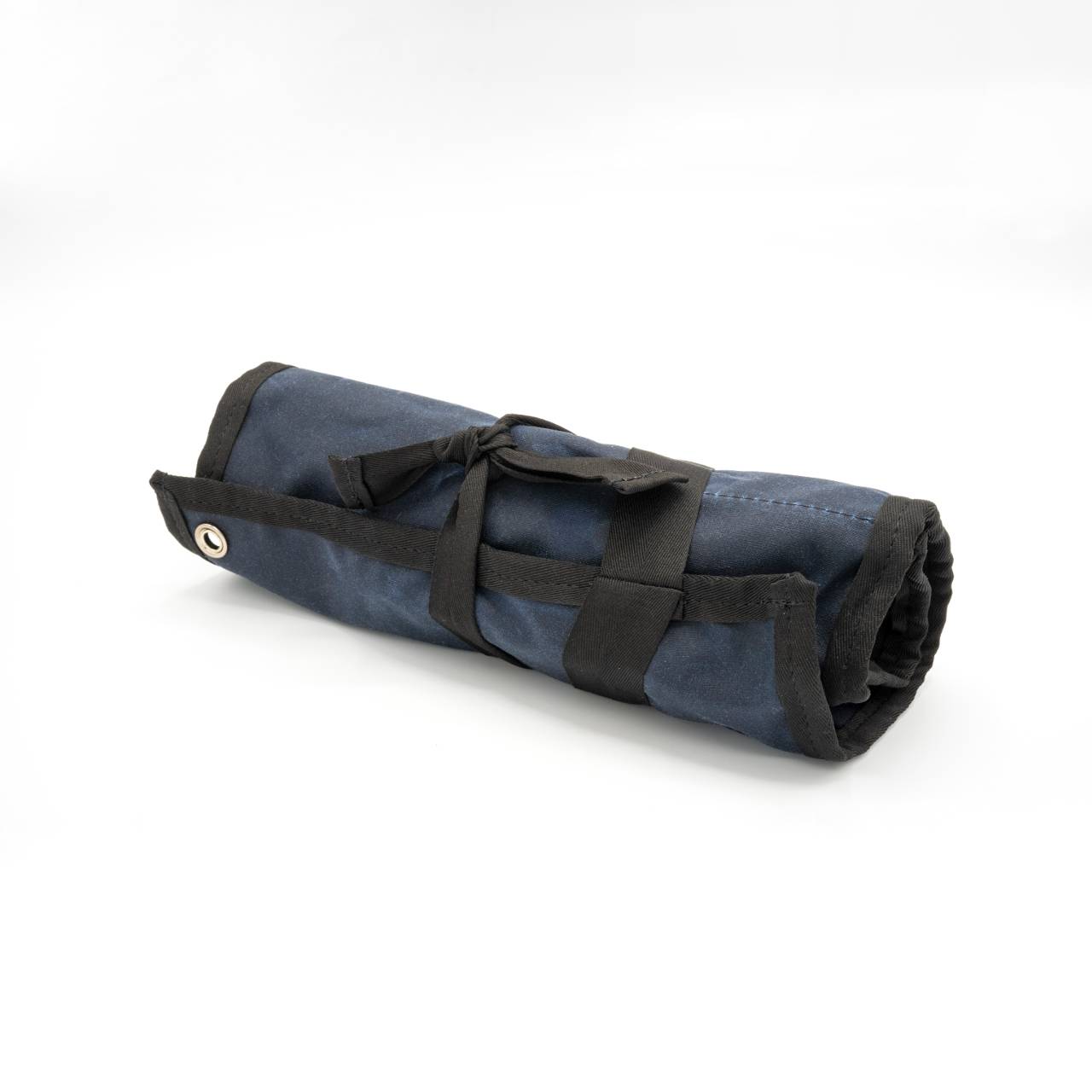 Journeyman Handcrafts Wool-lined Canvas Tool Roll, Navy