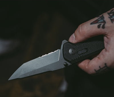 Vision XR Partially Serrated - Black