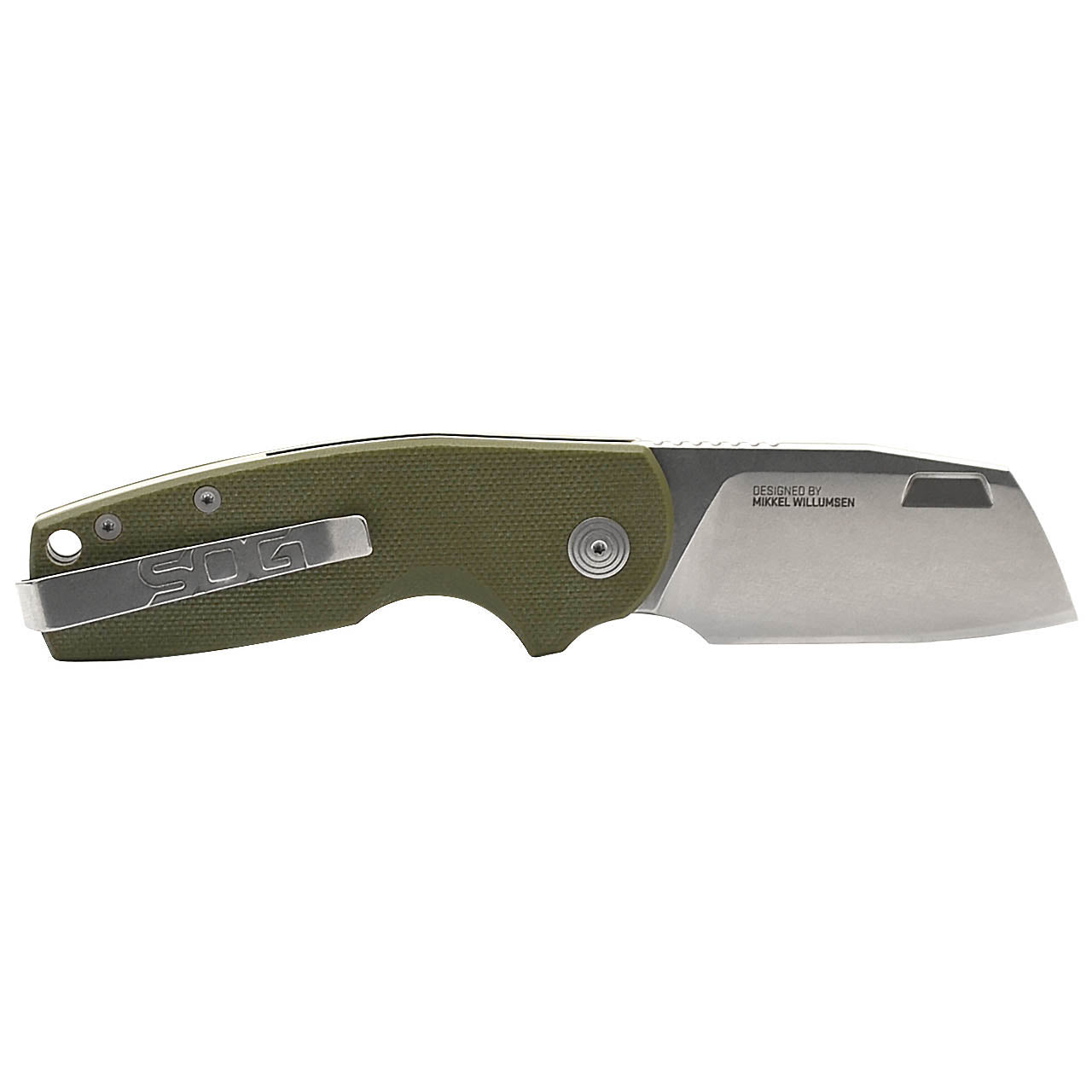 Stout FLK Cleaver - Olive Drab and Stonewash